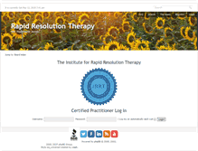 Tablet Screenshot of centersforrapidresolutiontherapy.net